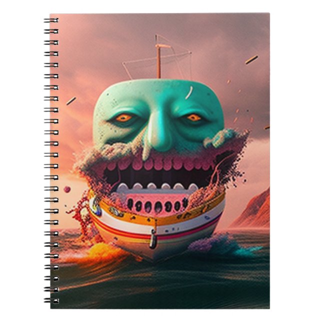 Cuaderno Barco asustado (Frente)