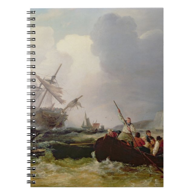 Cuaderno Barco de Rowing que va a la ayuda de una guerra (Frente)