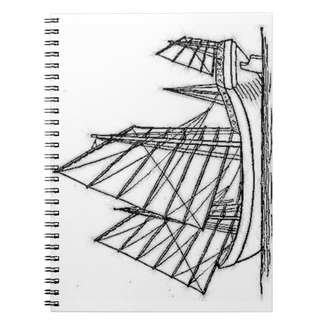 Cuaderno barco de vela Asia oriental (Frente)
