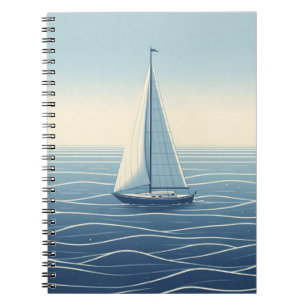 Cuaderno Barco de vela en alta mar