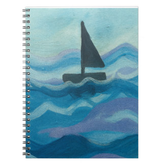 Cuaderno Barco de vela en el océano