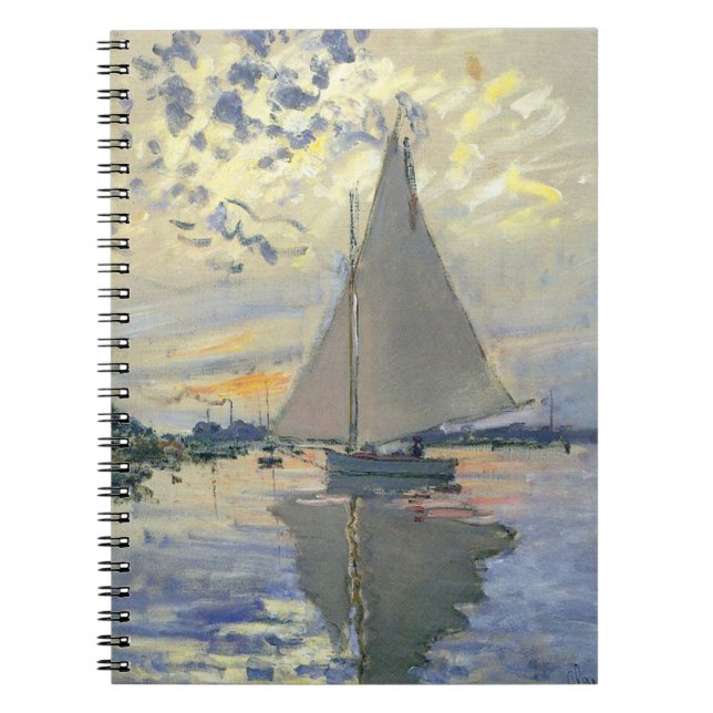 Cuaderno Barco de vela en Le Petit-Gennevilliers, por Claud (Frente)