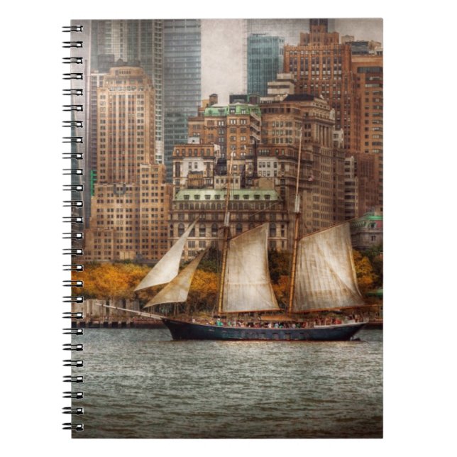 Cuaderno Barco - Isla de los Gobernadores, NY - Bajo Manhat (Frente)