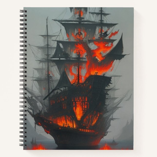 Cuaderno Barco pirata fantasma perdido (Anverso)