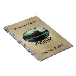 Cuaderno Barco Viking Bajo Luces del Norte