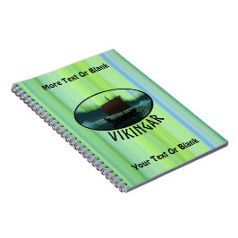 Cuaderno Barco Viking Bajo Luces del Norte