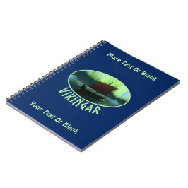 Cuaderno Barco Viking Bajo Luces del Norte