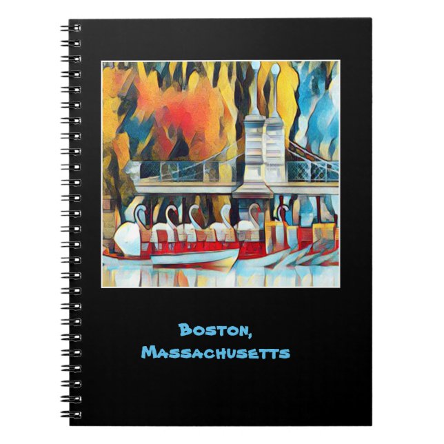 Cuaderno Barcos de cisnes de Boston (Frente)