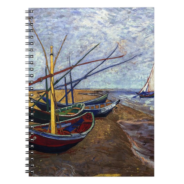 Cuaderno Barcos de Pesca en la Playa (Frente)