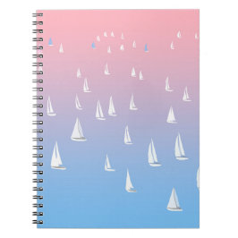 Cuaderno Barcos de vela en el océano
