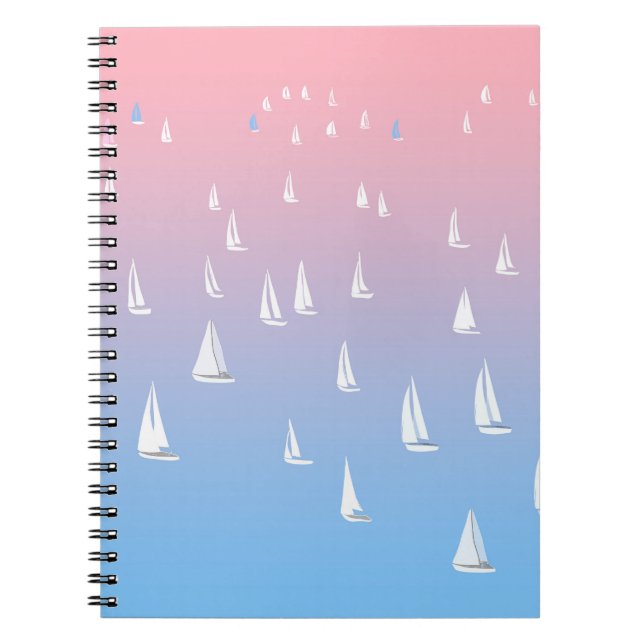 Cuaderno Barcos de vela en el océano (Frente)