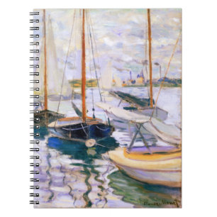 Cuaderno Barcos de vela en el Sena del Petit Claude Monet