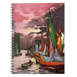Cuaderno Barcos en el Puerto de La Rochelle Arte