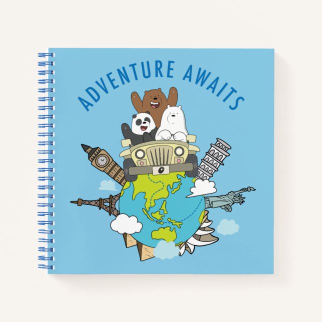Cuaderno Bare Bears - Aventura (Anverso)