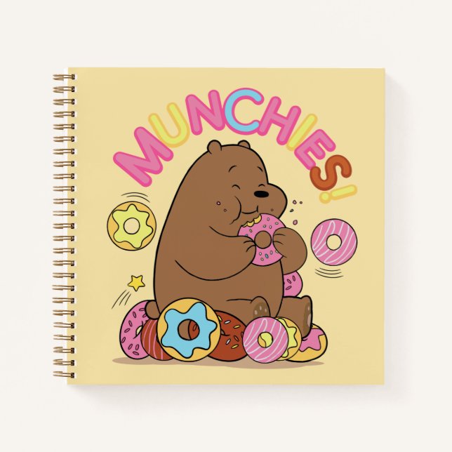 Cuaderno ¡Bare Bears - Grizz Donut Munchies! (Anverso)