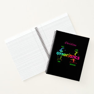 Cuaderno Bares de gimnasia femeninos con techo de vigas