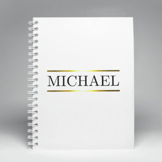 Cuaderno Barra de nombres de lujo