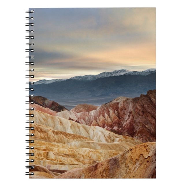 Cuaderno Barranco de oro en la puesta del sol (Frente)