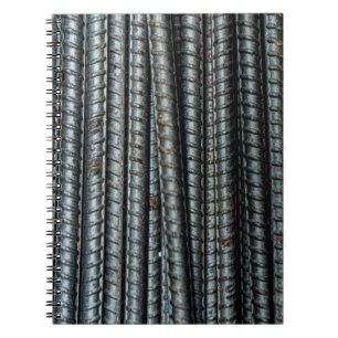 Cuaderno Barras metalizado negras