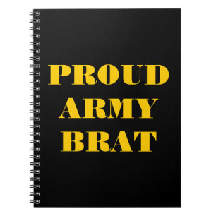 Cuaderno Barrera del Ejército Orgulloso del Bloc de notas