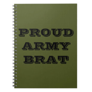Cuaderno Barrera del Ejército Orgulloso del Bloc de notas