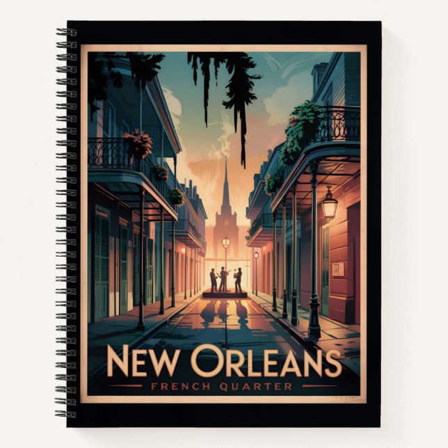 Cuaderno Barrio Francés de Nueva Orleans (Anverso)