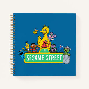 Cuaderno Barrio Sésamo Color completo con placas