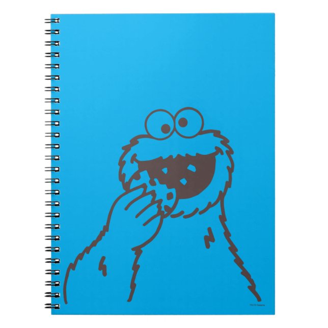 Cuaderno Barrio Sésamo | Cookie Monster Bright (Frente)