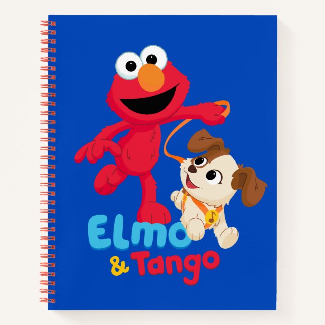 Cuaderno Barrio Sésamo | Ejecución de Elmo y Tango (Anverso)