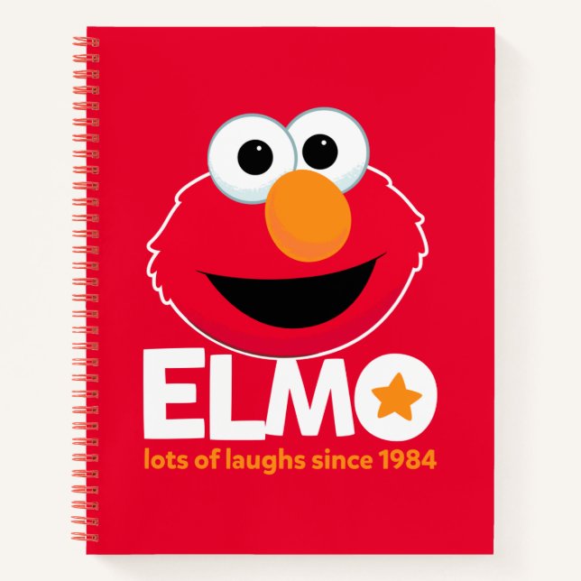 Cuaderno Barrio Sésamo | Elmo Lots of Laughs Desde 1984 (Anverso)