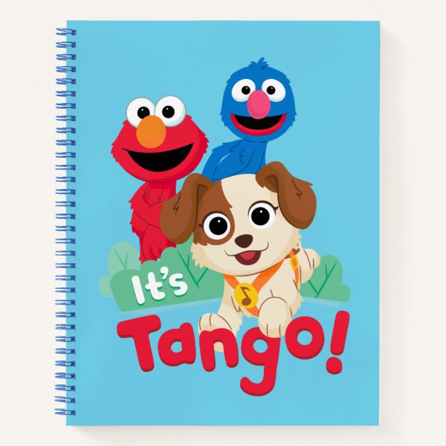 Cuaderno Barrio Sésamo | Es Tango con Elmo y Grover (Anverso)