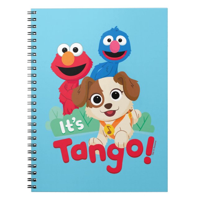 Cuaderno Barrio Sésamo | Es Tango con Elmo y Grover (Frente)