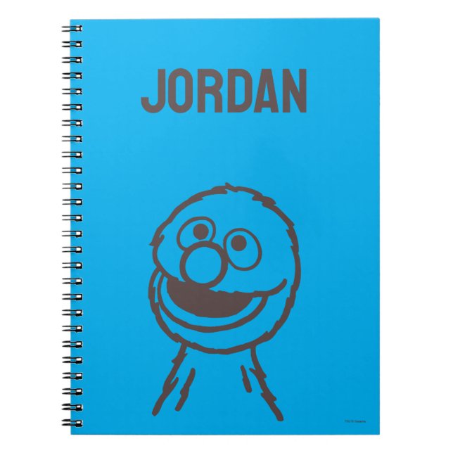 Cuaderno Barrio Sésamo | Grover Bright (Frente)