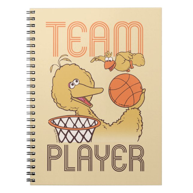 Cuaderno Barrio Sésamo | Jugador del equipo de pájaros (Frente)