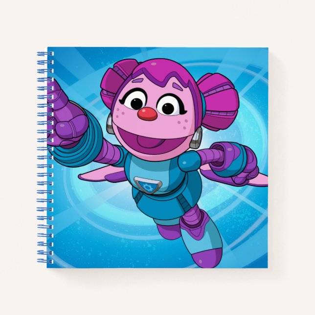 Cuaderno Barrio Sésamo | Mecha Builders Abby (Anverso)