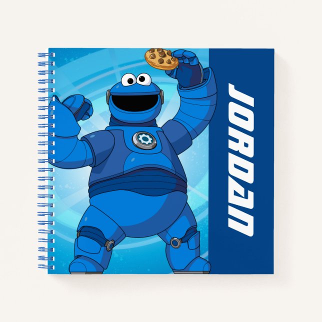 Cuaderno Barrio Sésamo | Monstruo de cookies de Mecha (Anverso)