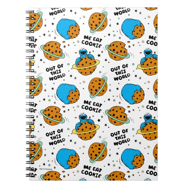Cuaderno Barrio Sésamo | Monstruo de la cookie fuera de est (Frente)