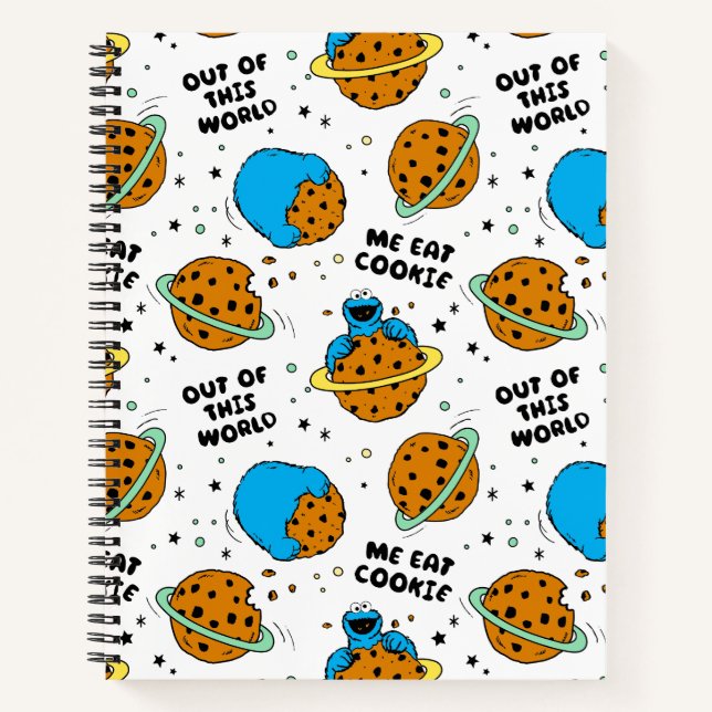 Cuaderno Barrio Sésamo | Monstruo de la cookie fuera de est (Anverso)