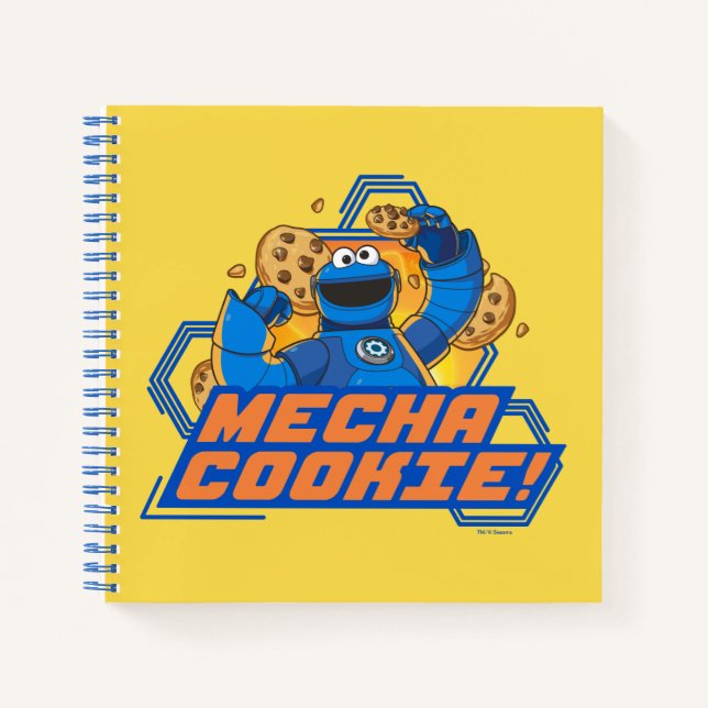 Cuaderno Barrio Sésamo | Monstruo de la galleta Mecha Cooki (Anverso)
