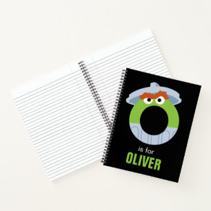 Cuaderno Barrio Sésamo   O es para Oscar