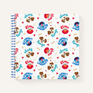 Cuaderno Barrio Sésamo   Patrón Tango, Elmo y Grover