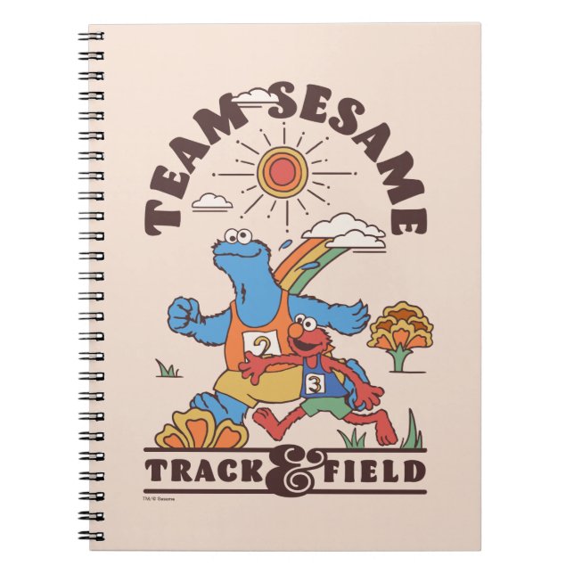 Cuaderno Barrio Sésamo | Pista de Sésamo de equipo (Frente)
