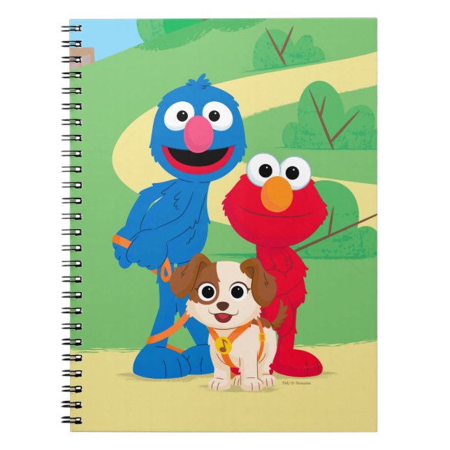 Cuaderno Barrio Sésamo | Tango con Grover y Elmo (Frente)
