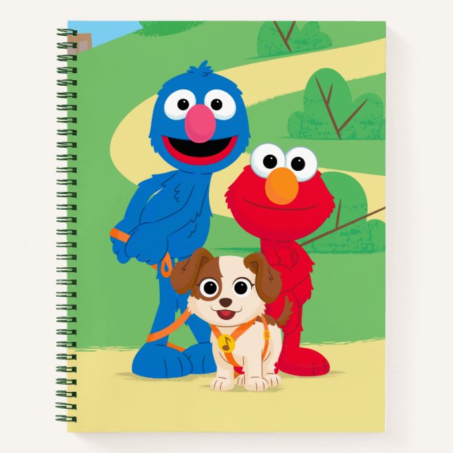 Cuaderno Barrio Sésamo | Tango con Grover y Elmo (Anverso)