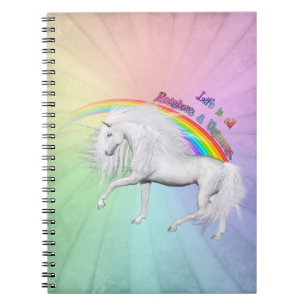 Cuaderno Barrios de lluvia y Unicornios