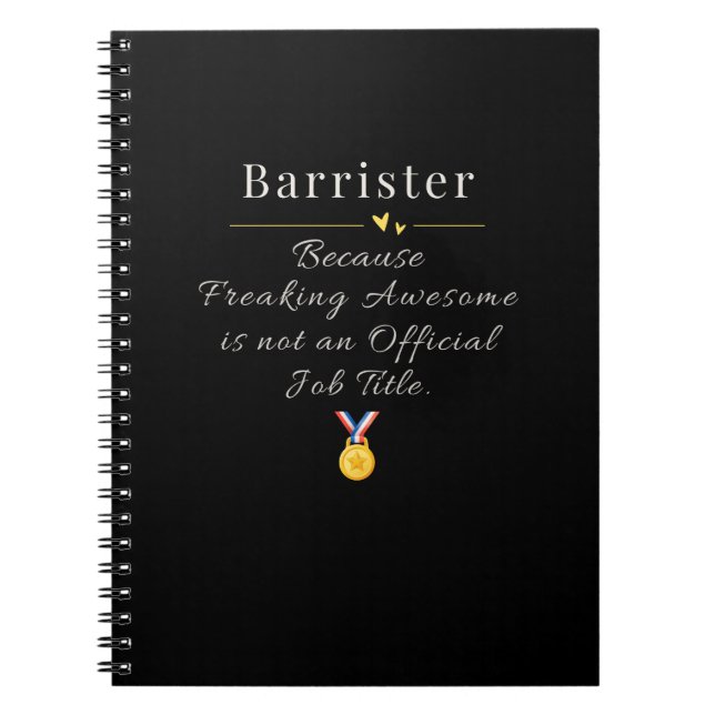 Cuaderno Barrister (Frente)
