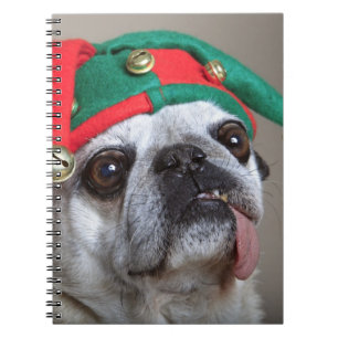 Cuaderno Barro amasado de mirada divertido con la lengua