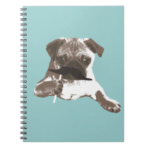 Cuaderno Barro amasado divertido del bigote
