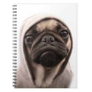 Cuaderno Barro amasado en una sudadera con capucha