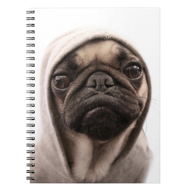 Cuaderno Barro amasado en una sudadera con capucha (Frente)